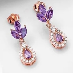 Sparkling Amethyst Rose