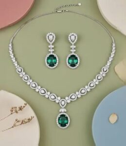 Green Stone Jwellery set