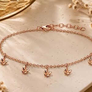 Rose Gold Flutter Butterfly